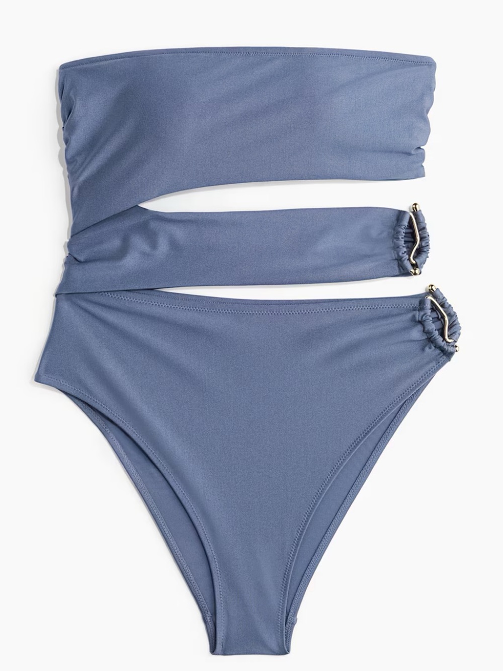 H&M PADDED-CUP BANDEAU SWIMSUIT
